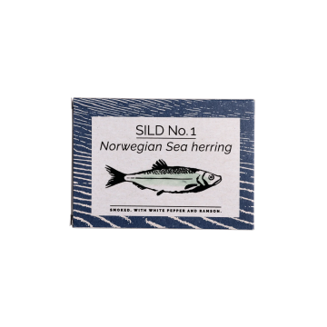 Tin of FANGST Sild No. 1 Nordic herring in organic oil