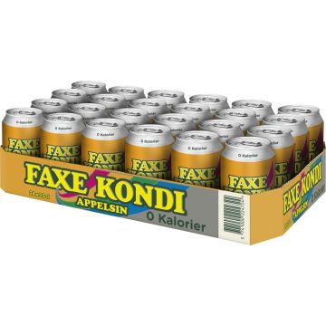 Faxe Kondi Orange 0 K 24 x 330 ml - pfandfreie