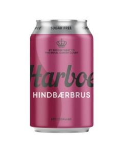 Harboe Hindbærbrus Sugar Free 24x0.33 L