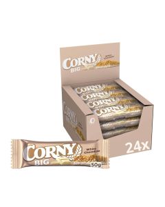 CORNY BIG White 24×40g med fuldkornsflager og hvid chokolade