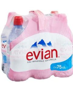 EVIAN Water sportverschluss 0,75l