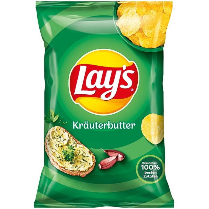 Lay's Chips Urtesmør med Hvidløg Lay's Chips Urtesmør med Hvidløg
