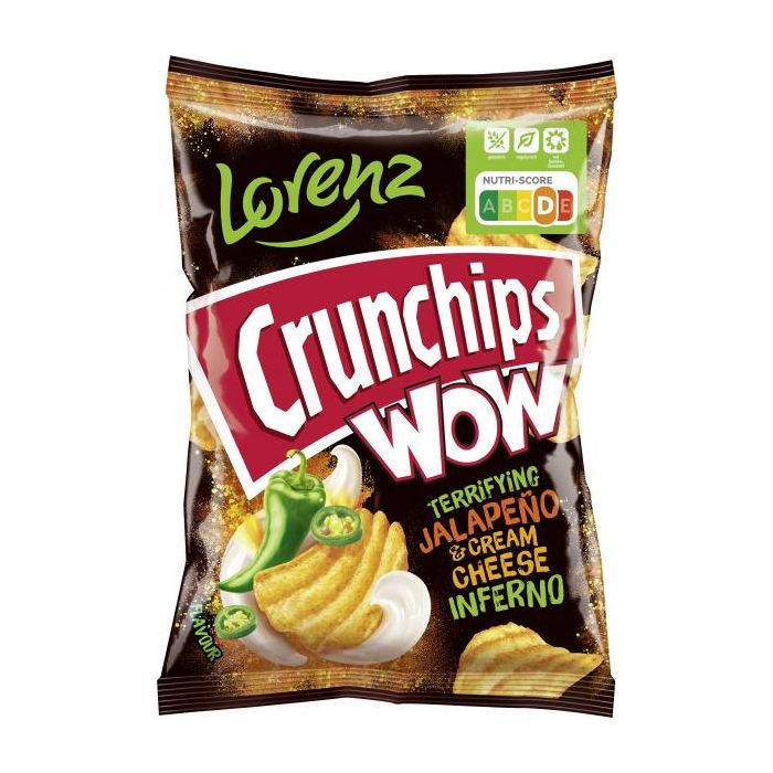 Lorenz Crunchips WOW Jalapeño & Cream Cheese