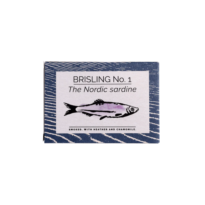 Tin of Fangst Brisling No. 1 premium Nordic brisling sardines