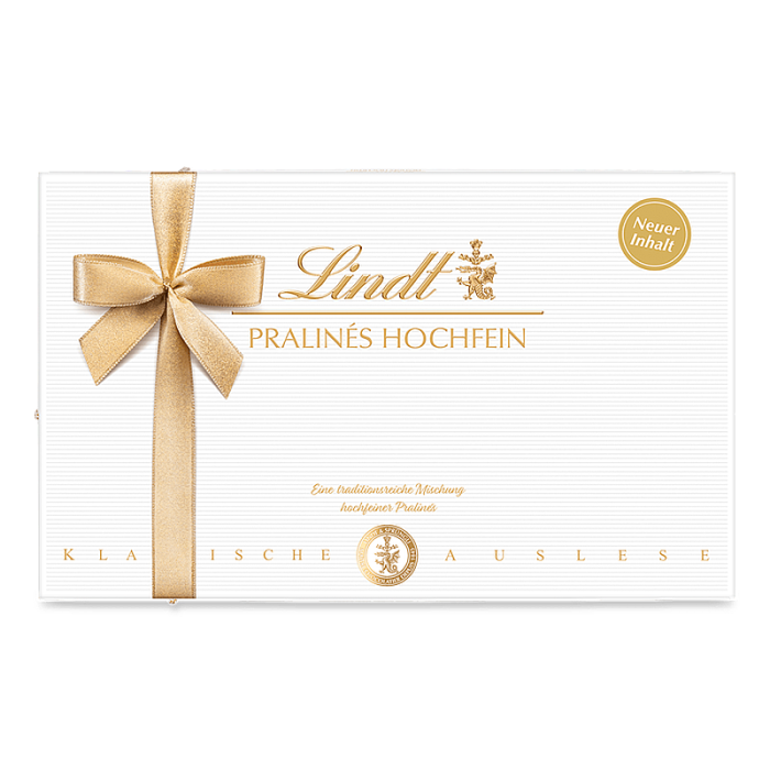 Lindt Pralinés Hochfein – fine Swiss assorted praline chocolates