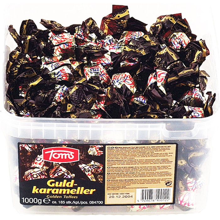 Toms Guldkarameller – classic Danish caramel candies Toms Guldkarameller – classic Danish caramel candies